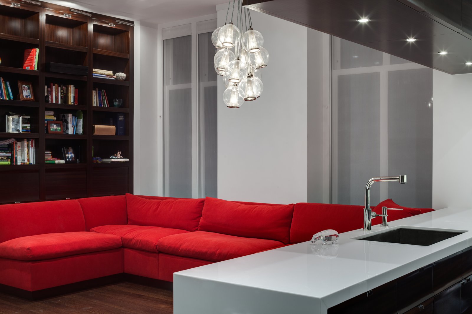 Mann apartment renovation by Godwin Residential Construction featuring elegant design and custom details Manhattan NYC